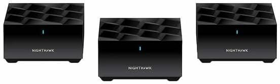 Netgear Nighthawk AX3000 WiFi 6 Мрежен Систем Со Вклучена Едногодишна Напредна Безбедност На Интернет