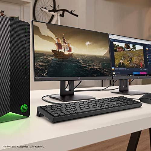 HP Pavilion Gaming Desktop компјутер компјутер, AMD Ryzen 5 4600G, GTX 1650 Super, 16 GB RAM меморија, 512GB SSD, WiFi, Bluetooth, Windows