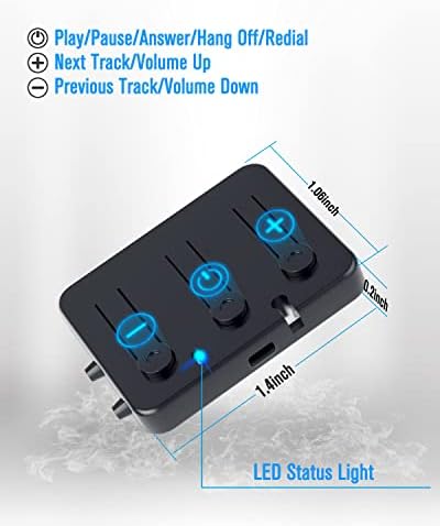 Слушалки за спиење MusicOzy Bluetooth Sports Head Land & Bluetooth 5.2 Комплет за модул со звучници и кабел за полнење