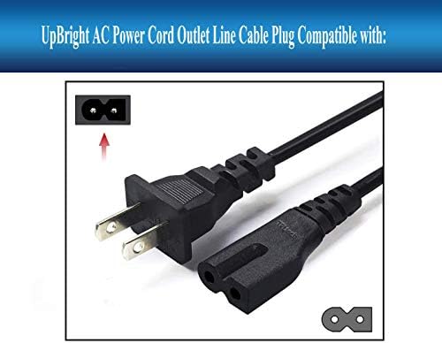 Подреден нов приклучок за кабел за напојување на AC, компатибилен со Sony CDP510 CDP710 CDP910 CDP-C90ES CDP-C910 CDPM19 CFD64 CFD68 CFD-120