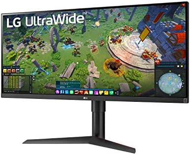 LG 34wp65g-B Ultrawide Монитор 34 21: 9 FHD IPS Дисплеј, VESA DisplayHDR 400, Amd FreeSync, Висина И навалување Прилагодлив Држач-Црно