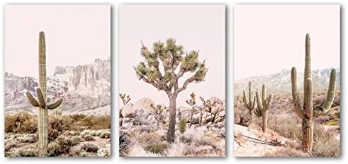 Пустински пејзаж платно wallид уметност кактус пустината уметност отпечатоци розова пустинска wallидна уметност бохо пустината кактус пејзаж wallид уметност пустинск?