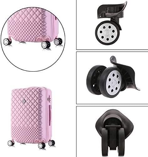 Umky Casters 4PCS багаж 360 вртливо за замена на тркалото за замена на тркала за фигури за поправка Додаток за багаж за куфери за куфери со тешки тркала
