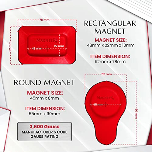 MagnetRX® Комплет За Биомагнетни Магнети - imanes para Биомагнетизам Médico-Dr Goiz Магнети За Биомагнетизам Био Магнет Пар-Круг &засилувач;