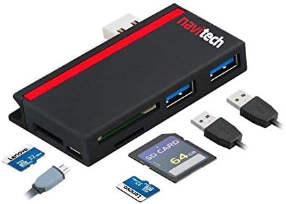Навитех 2 во 1 ЛАПТОП/Таблет USB 3.0/2.0 Hub Адаптер/Микро USB Влез со Sd/Micro SD Читач На Картички Компатибилен СО ASUS Vivobook S530FA-BQ355T