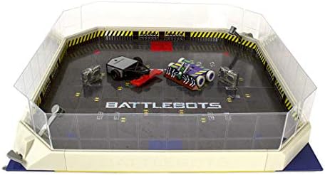 Hexbug Battlebots Arena Witch Doctor & Gromebtone - Battle Bot со табла за игри со арена и додатоци - далечинска контролирана играчка за деца - батерии вклучени со Hex Bug Robot Set