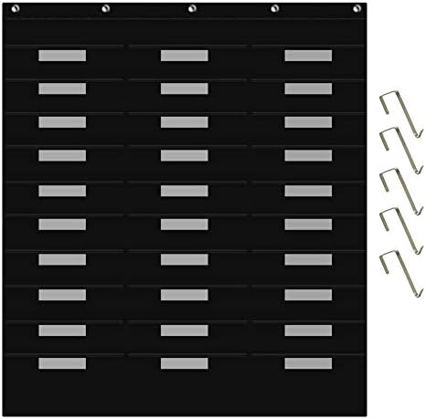 Вном Училница Центар За Пошта Организација Џебна Табела За Складирање со 30 Џебови, Држач За Организатор На Папка Со Обесени