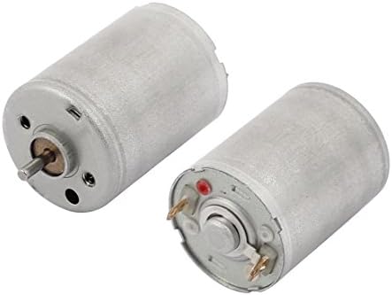 AEXIT 2PCS DC1.5-9V Електрични мотори и делови 4000rpm Висок вртежен момент цилиндер микро DC мотор за RC Motor Mounts Car Robot