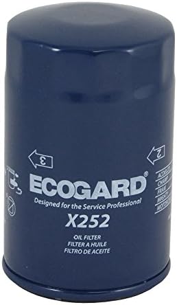Ecogard X252 Premium Spin-On Engine Oil Filter за конвенционално масло одговара на американски мотори Gremlin 2.0L 1977-1978, Конкорд 2.0L 1978-1979, Дух 2.0L 1979 | Audi TT Quattro 1.8L 2000-2006