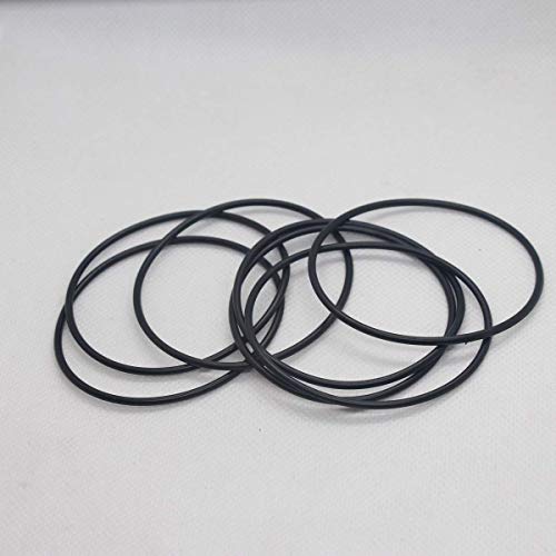Нитрилна гума О-прстени, 165мм ОД 2мм ширина, метричка буна-n тапа О-прстени со тркалезни запечатувачки запечатувања црни 10 парчиња