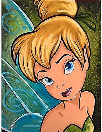 DIY 5D дијамантски сликарство боја по броеви комплети за возрасни, Tinker Bell целосна вежба дијамантска вез за везење dotz cristal