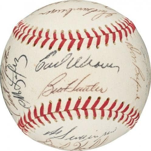 1969 година Балтимор Ориолес екипа на шампионите во Американската лига потпиша бејзбол ПСА ДНК ЦОА - Автограмирани бејзбол