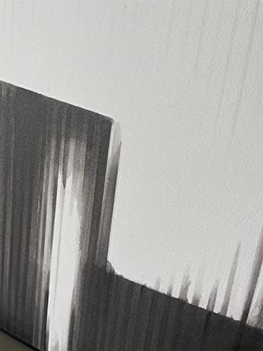 ZZCPT уметнички дела рачно насликано масло за сликање црно -бело постмодерно апстрактно декоративно масло сликарство голема големина висечки слики дневна соба спал?