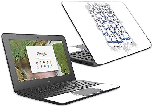 MOINYSKINS Кожа Компатибилен со HP Chromebook 11 G6 11.6 - Cheetah Splatter | Заштитен, издржлив и уникатен обвивка за завиткување на винил