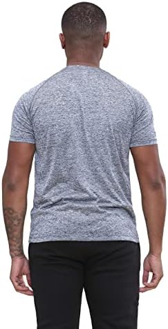 Торо пакет од 3 маички со кратки ракави маички тренингот атлетски вклопат влага за губење