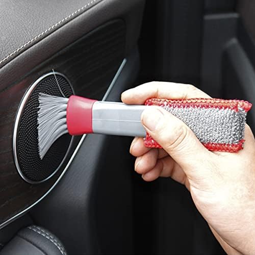 Blilo Mini Duster for Car Air отвор, 5 парчиња Auto Air Clarmater Чистач и алатка за четка, рачно држено крпа за чистење на прашина