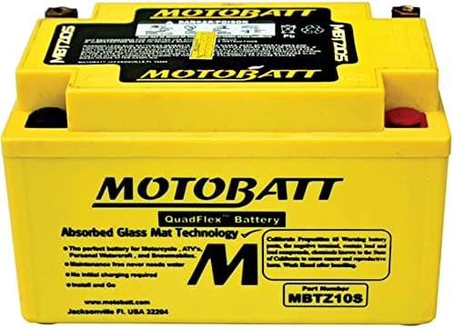 ДБ Електрична MBTZ10S нова батерија за батерија Motobatt 8.6ah, Aprillia, Honda, BMW, Kawasaki, KTM, MV, Yamaha, E-Ton, Kymco, Sym, Kasea Motorcycle