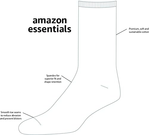 Амазон Најважен Машки Фустан Чорапи, 5 Пара