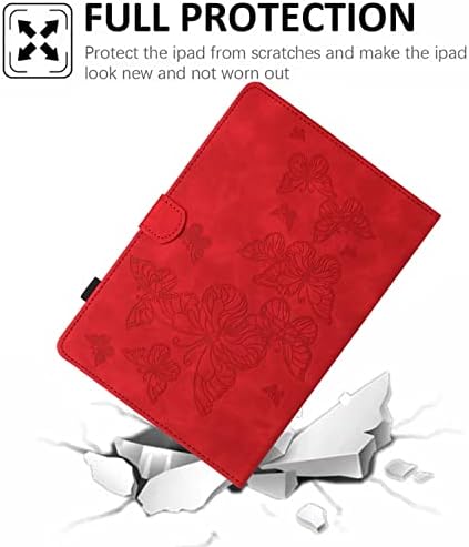 Заштитна Кутија За Покривање На Таблет КОМПЈУТЕР Компатибилна Со Kindle Fire HD 8 Ослободување 8,0 инчи, Гроздобер Премиум Кожна