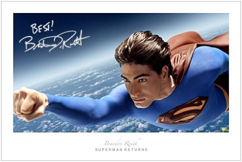 Брендон Рут автограмираше 20x30 Супермен се враќа зголемена ликовна фотографија