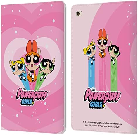 Дизајните На Главни Куќишта Официјално Ја Лиценцираа Групата Powerpuff Девојки Графика Кожна Книга Паричник Капак Компатибилен Со Apple iPad Mini 4