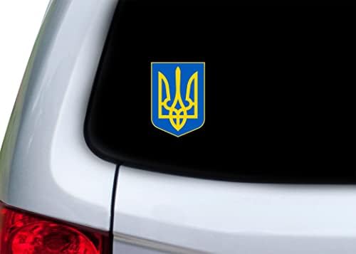 Нечесните Реката Тактички Украина Знаме Налепница украински Грб Авто Автомобил Налепница Прозорец Браник Поддршка