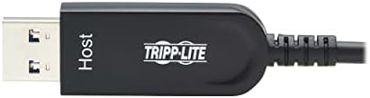 Tripp Lite Long Daster USB-A до USB-C кабел, 98 стапки / 30 метри, 10 Gbps податоци, полнење, активен кабел со влакна, поддржува само USB 3.2