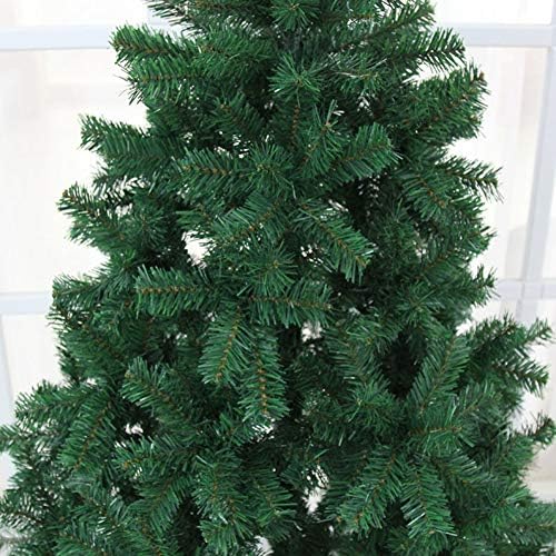 Dlpy Премиум Елка Со Шарки, Вештачко Божиќно Борово Дрво Со Цврсти Метални Нозе Полно Дрво За Совршено За Внатрешно И Надворешно-Зелено