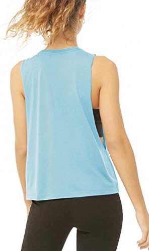 Bestisun женски течен тренинг резервоар врвови јога атлетски јога кошули со висок резервоар за мускули на вратот