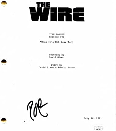 Идрис Елба потпиша автограм на жицата целосна пилот -скрипта w/ James James Spence Authentication JSA COA - Marvel Universe's