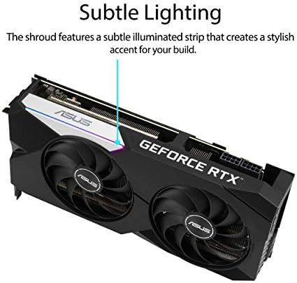 Asus Dual Nvidia GeForce RTX 3070 OC Edition Gaming Graphics картичка