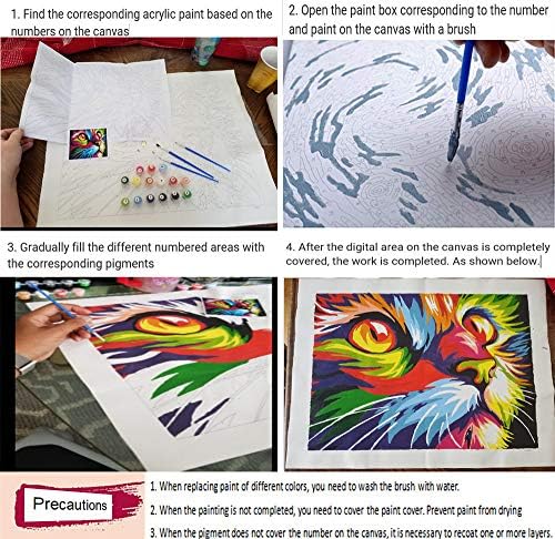 Nussight DIY масло сликарство сликарница боја по број за деца и возрасни