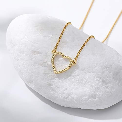 Зборо кристално срце облик на приврзок ѓердани за жени loversубители на златен ланец Парови 2021 Накит модни додатоци-48434