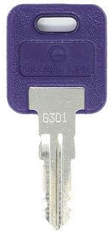 Глобална врска G377 Клуч за замена: 2 копчиња