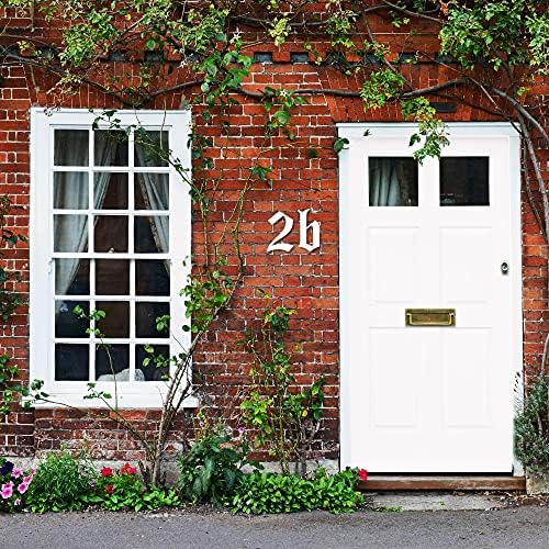 JusthouseSigns house броеви букви стариот број на англиска врата се намали до класична средновековна фиксација на текст