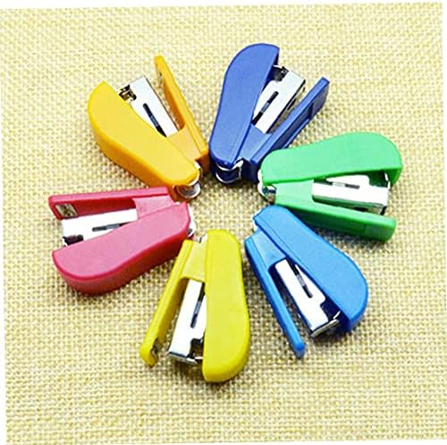 Ruluti 2PCS Kawaii Mini Stapler Студент Стоупсинг канцелариски канцелариски материјал