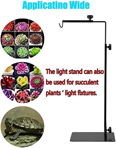 Прилагодлива влекачка терариум топлинска ламба стојат метални штандови за проширување на држачот за ламби за ламби, држач за држач за ламби, заградување за рептил