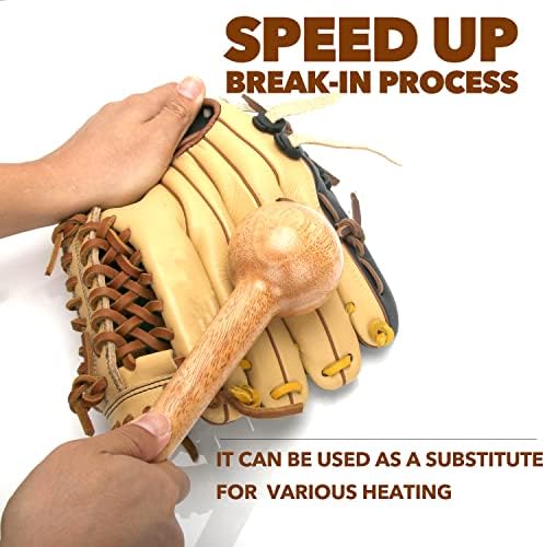 Алибал бејзбол ракавица за ракавици, едно парче структура на ракавици за ракавици Брукн Малет Брзо создадете топка во форма на џеб и третман на