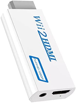 Yiisu Пренослив Wii До Hdmi Конвертор Адаптер ЗА 720p 1080p Hd Зголемување На Резолуцијата 3.5 Mm Аудио Излез Адаптер Тв VH2