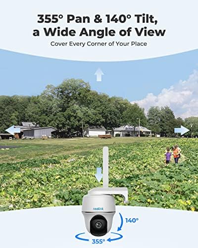 Reolink 4G LTE Cellular Security Camera Outdoor Bunder, Duo 4G+SP & GO PT Plus+SP, No WiFi, безжична соларна батерија, напојувано со 2K во