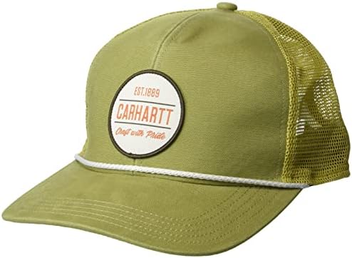 Carhartt Man's Canvas Mesh Back Craft Patch Cap