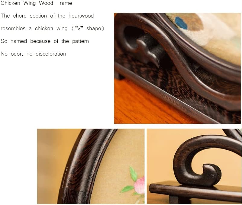 Ренслат двострана таблета за везење украс на антички стил Везење Мал екран Класична декорација