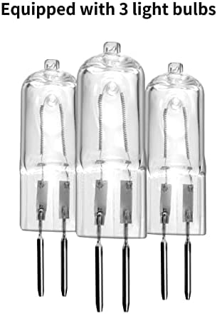 Аггофорбл Топлика за топлинска ламба со 3 -пакети УВБ рептил светлина, топлинска сијалица за терариум нанесете рептил и амфибиски