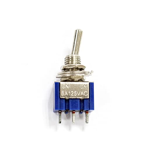 microswitch 1 ЕЕЗ AC-ON-ON spdt 2 Позиција Мини Прекинувач 3pins МТС - 102 ВКЛУЧЕНО НА 6а 125v Сина Боја Мал Прекинувач За Вклучување