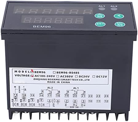 Контра дигитален тајмер, електронски тајмер реле 6 цифрен тајмер прекинувач Мултифункционален мерач на тајминг на броење, конвертори на