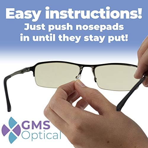 Гмс Оптички Воздушни Перничиња Силиконски Влошки За Нос За Очила, Очила за Сонце и Абење На Очите-13мм
