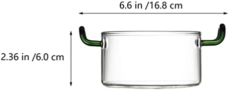 Супа Стакло Тенџере Готвење Садови Врие Млеко Тенџере Шпорет Тенџере Супа Тестенини Тестенини Млеко Бебе Храна Салата Сад Со Рачка Стакло Сад За