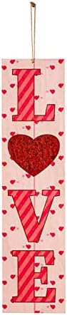 Во БЛИЗИНА На Денот На Вљубените Срцето Облик Виси Знак Дома Партија Денот На Вљубените Декоративни Ѕид Розова Љубов Врата Хартија Синџири Божиќ