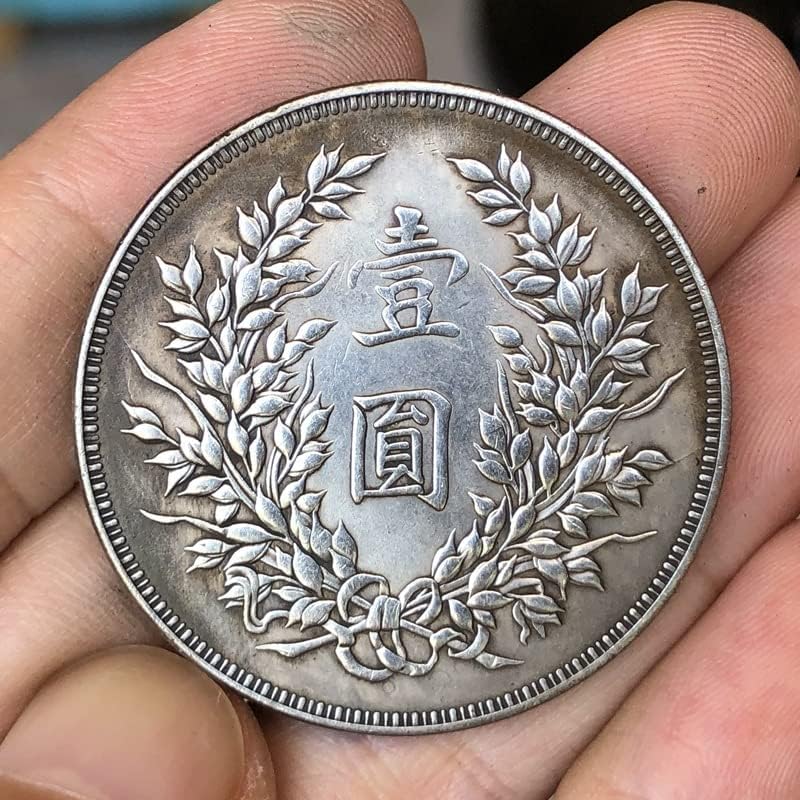 Кингфенг Антички Монети Антички Сребрен Долар Три Години Од Република Кина Потпишана Верзија Занаетчиска Колекција
