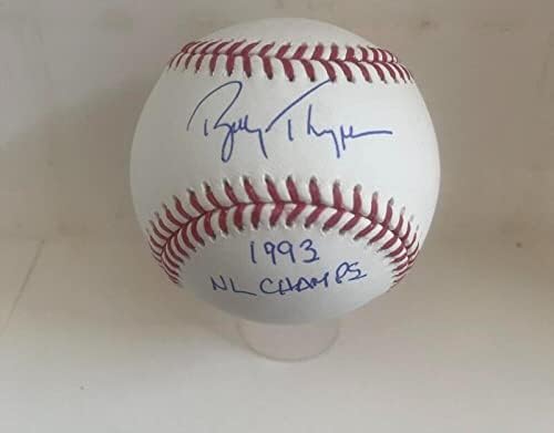 Боби Тигпен 1993 НЛ Шампи ги потпишаа автограмирано М.Л. Бејзбол бас автентициран